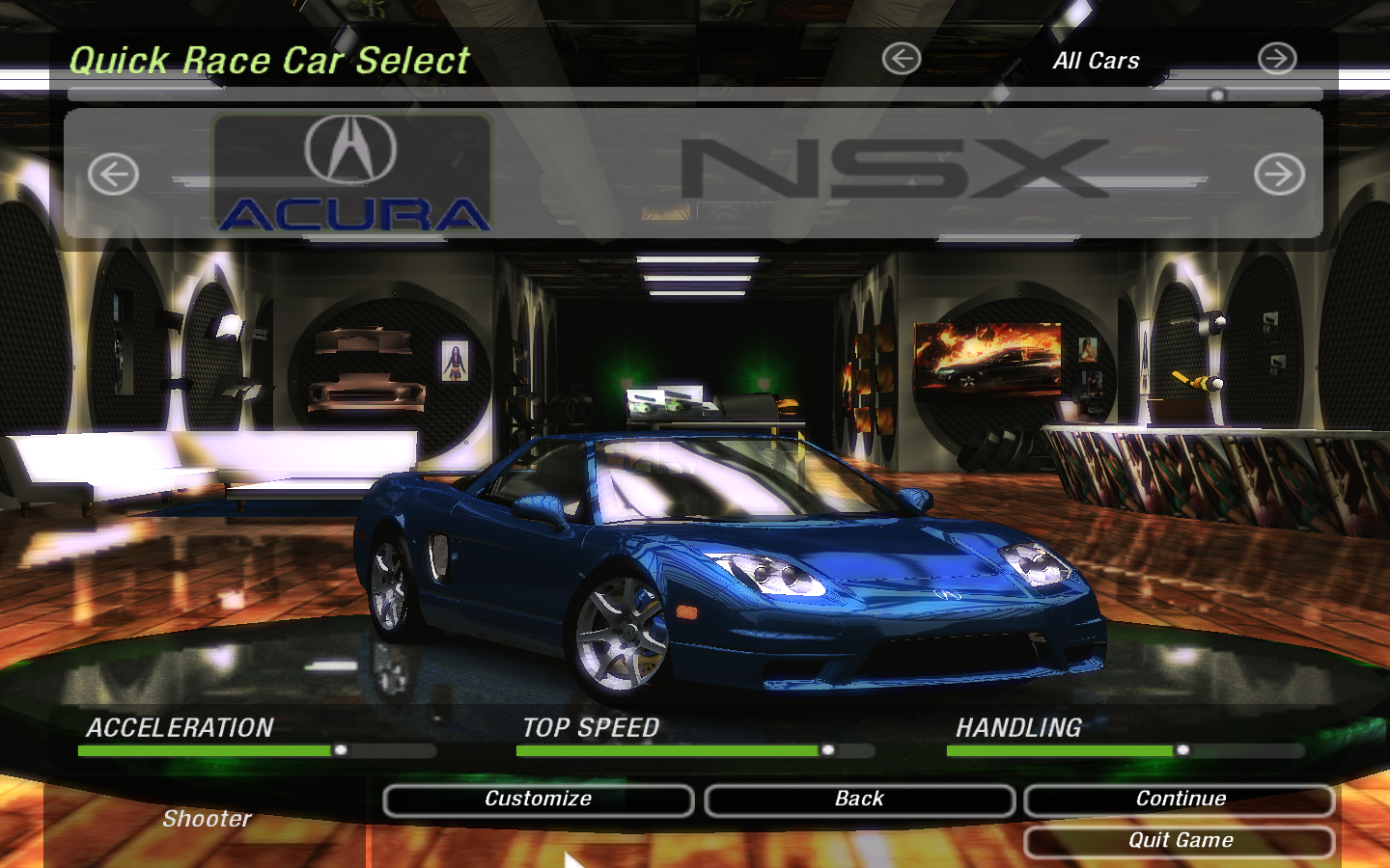 Need For Speed Underground 2 Acura NSX
