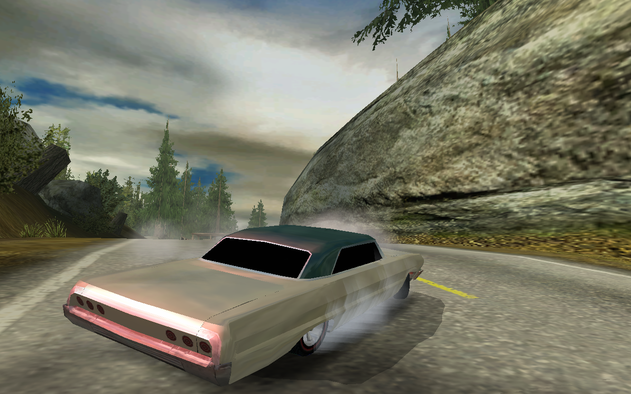 Need For Speed Hot Pursuit 2 Chevrolet 1964 Impala traffic car with BONUS RACING VERSION TOO