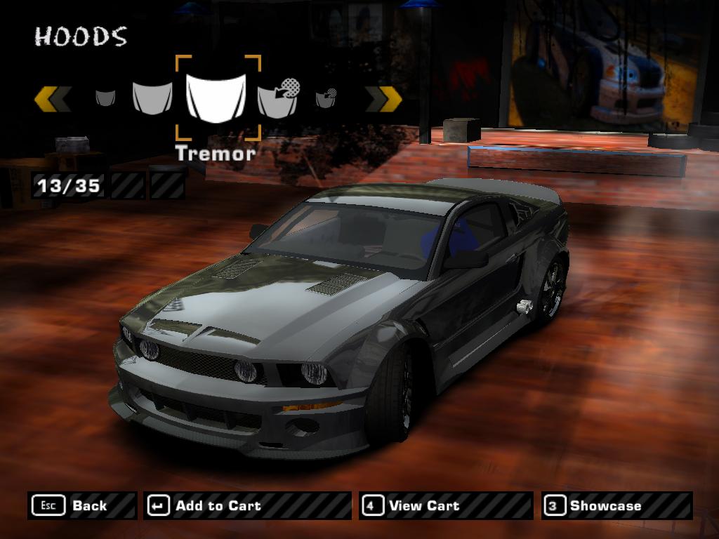 Need For Speed Most Wanted Ford mustanggt500 style