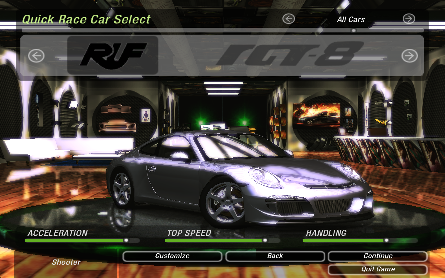 Need For Speed Underground 2 RUF RGT-8