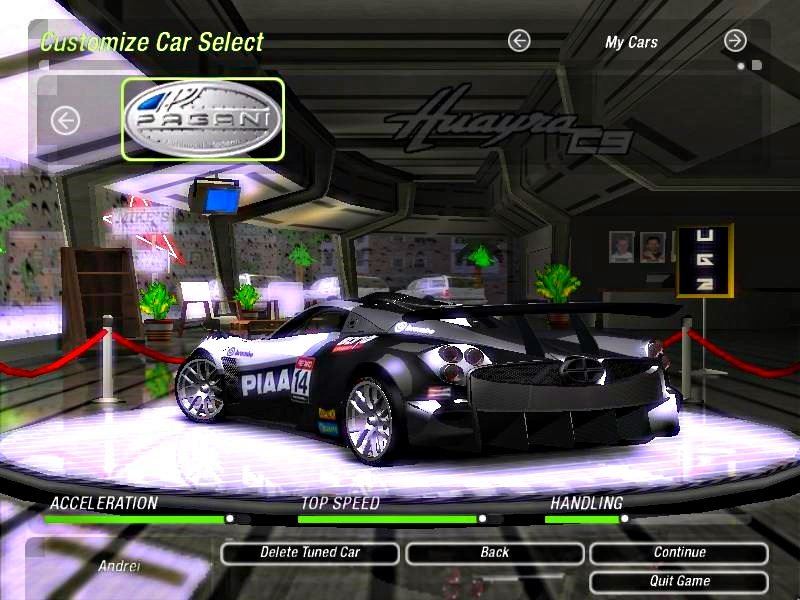 Need For Speed Underground 2 Pagani Huayra-C9 Rival