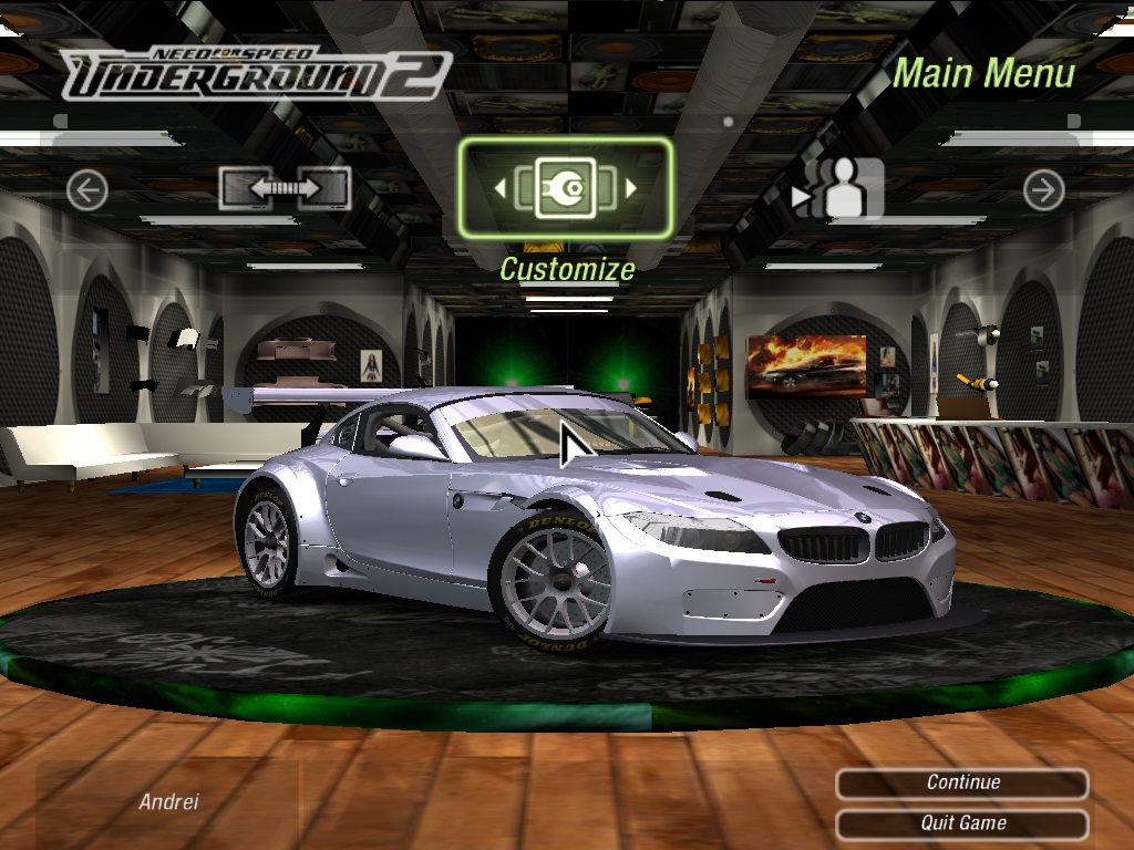 Need For Speed Underground 2 BMW Z4 GT3