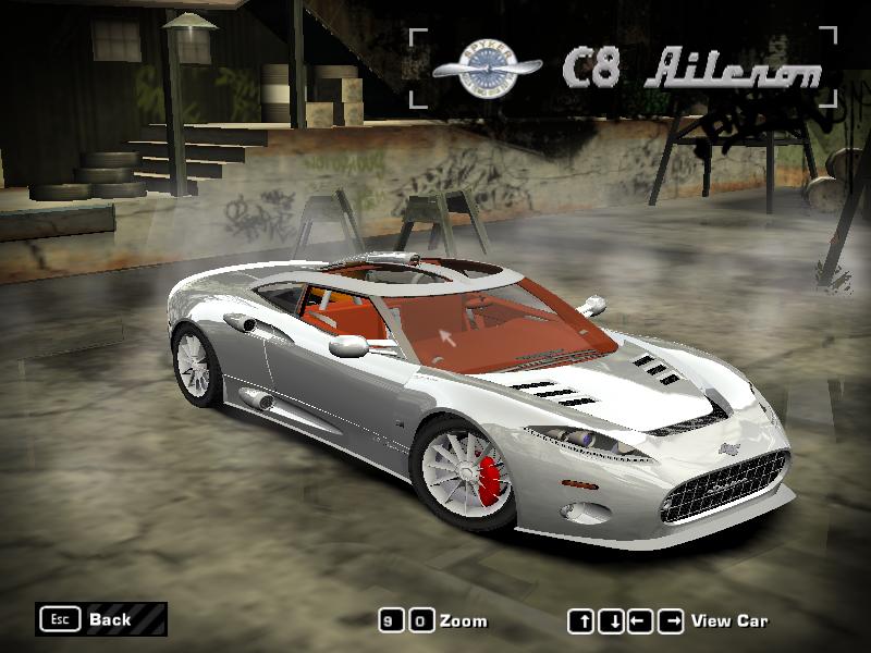 Need For Speed Most Wanted Spyker C8 Aileron