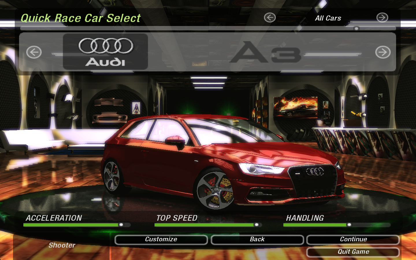 Need For Speed Underground 2 Audi A3 S-Line