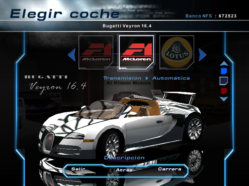 Need For Speed Hot Pursuit 2 Bugatti Veyron Grand Sport
