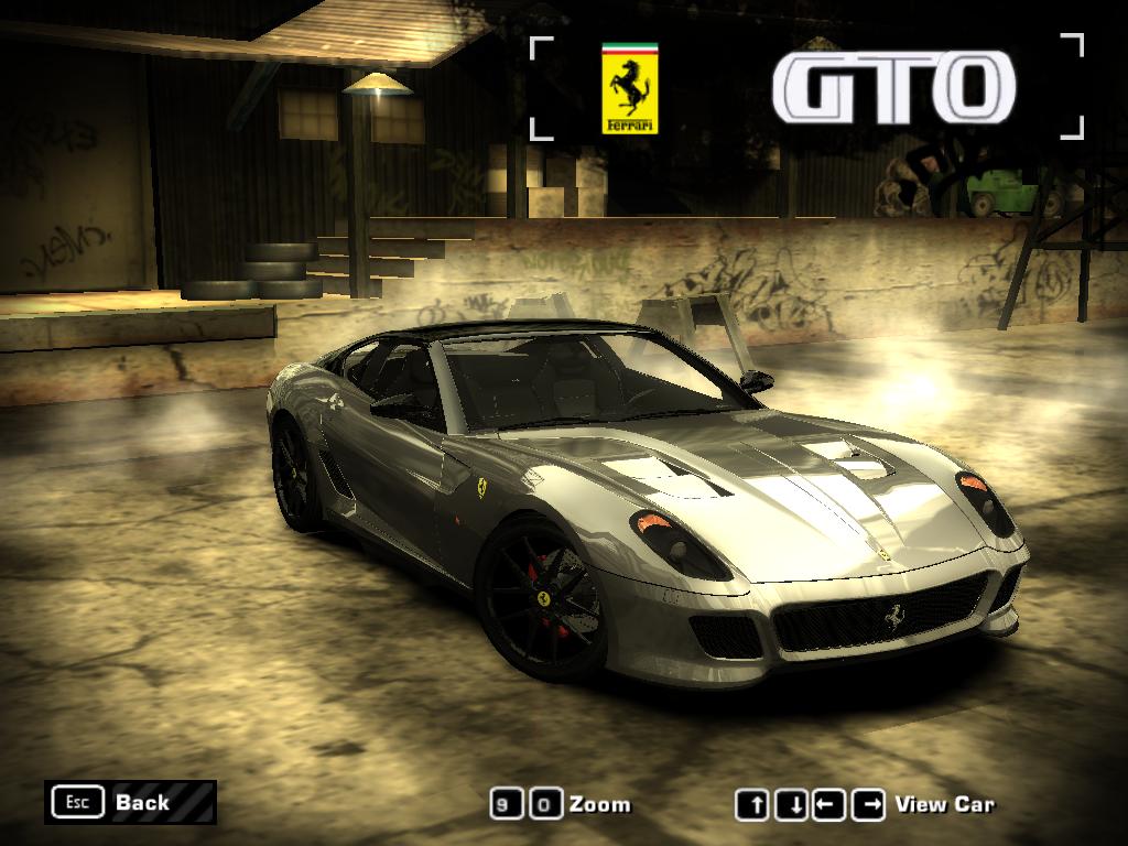 Need For Speed Most Wanted Ferrari 599 GTO