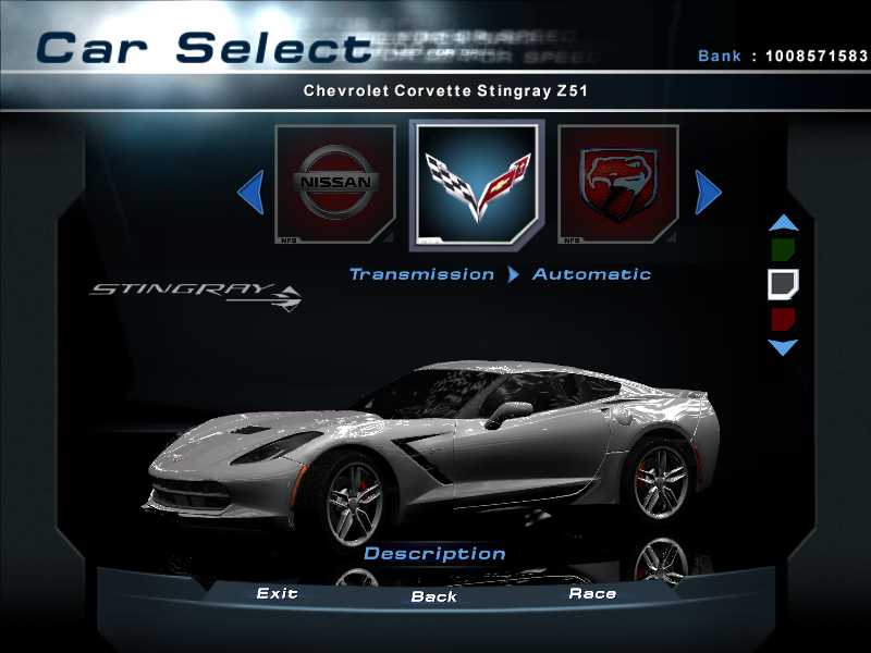 Need For Speed Hot Pursuit 2 Chevrolet Corvette Stingray Z51