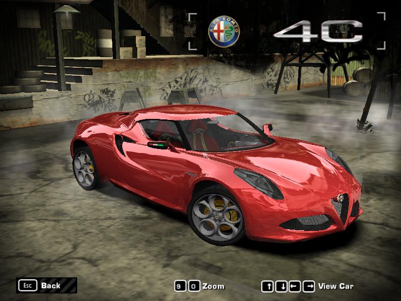 Need For Speed Most Wanted Alfa Romeo 4C '13 [GRID 2]