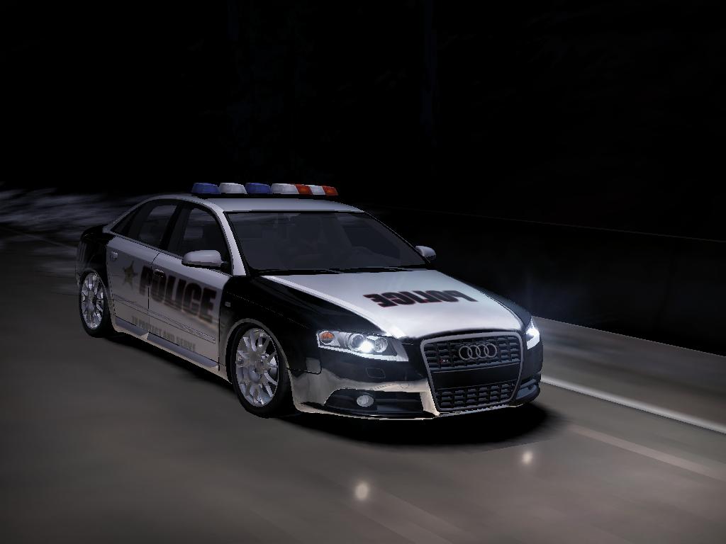 Need For Speed Carbon Audi S4 Police