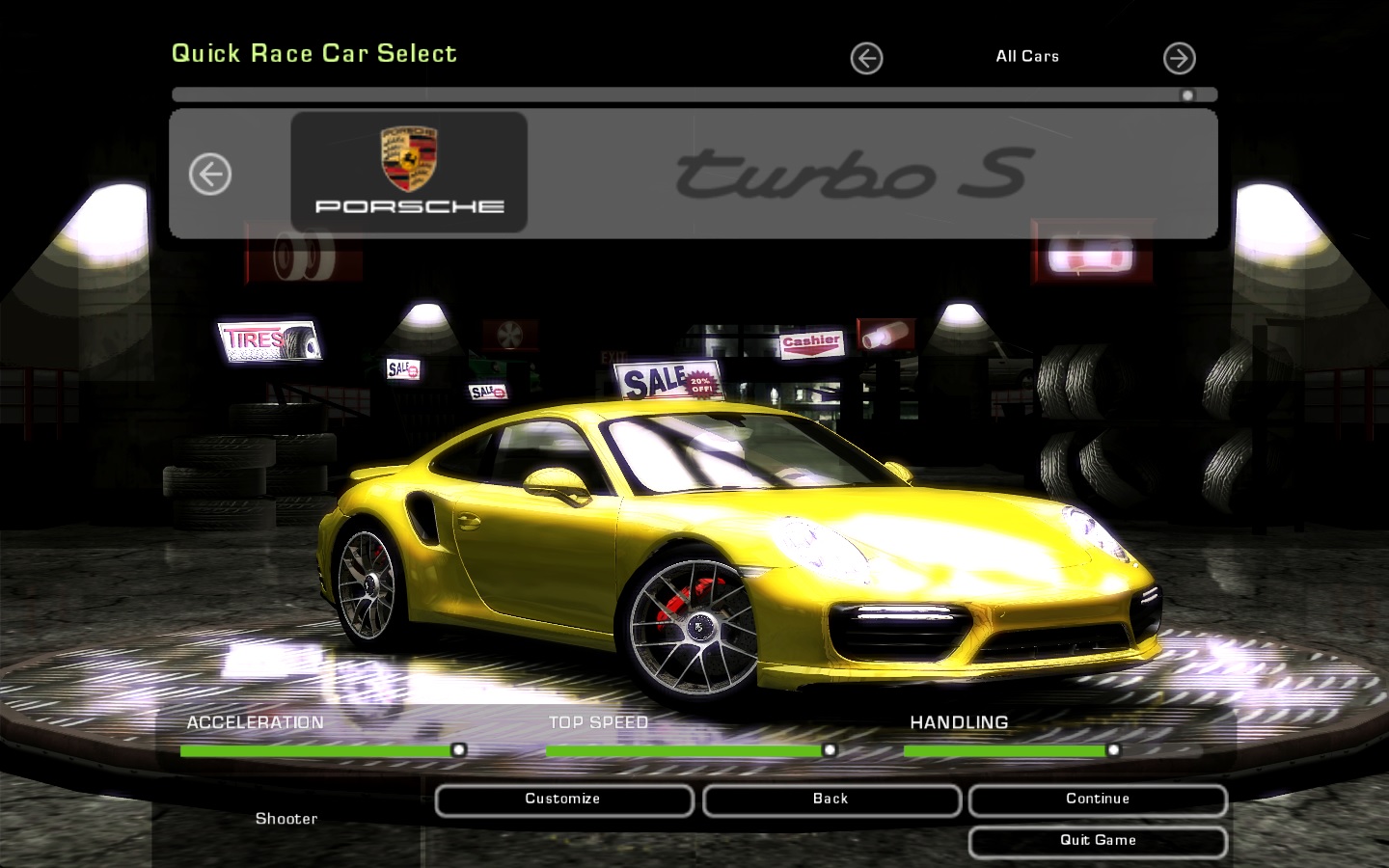 Need For Speed Underground 2 Porsche 911 (991-2) Turbo S